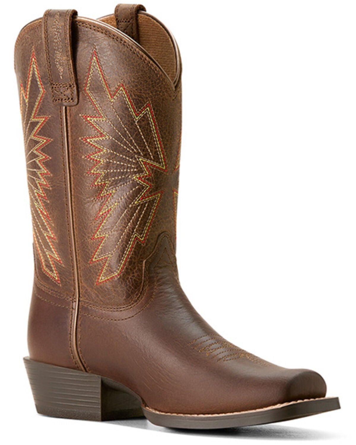 Ariat Boys' Decatur Western Boots - Square Toe, Brown, hi-res