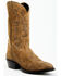 Image #1 - Tony Lama Men's Outpost Desert Goat Leather Western Boots - Round Toe, Tan, hi-res