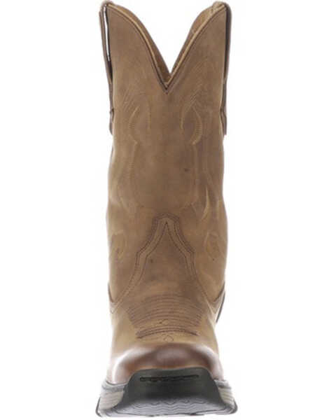Image #5 - Lucchese Men's Performance Molded Western Work Boots - Soft Toe, Chestnut, hi-res