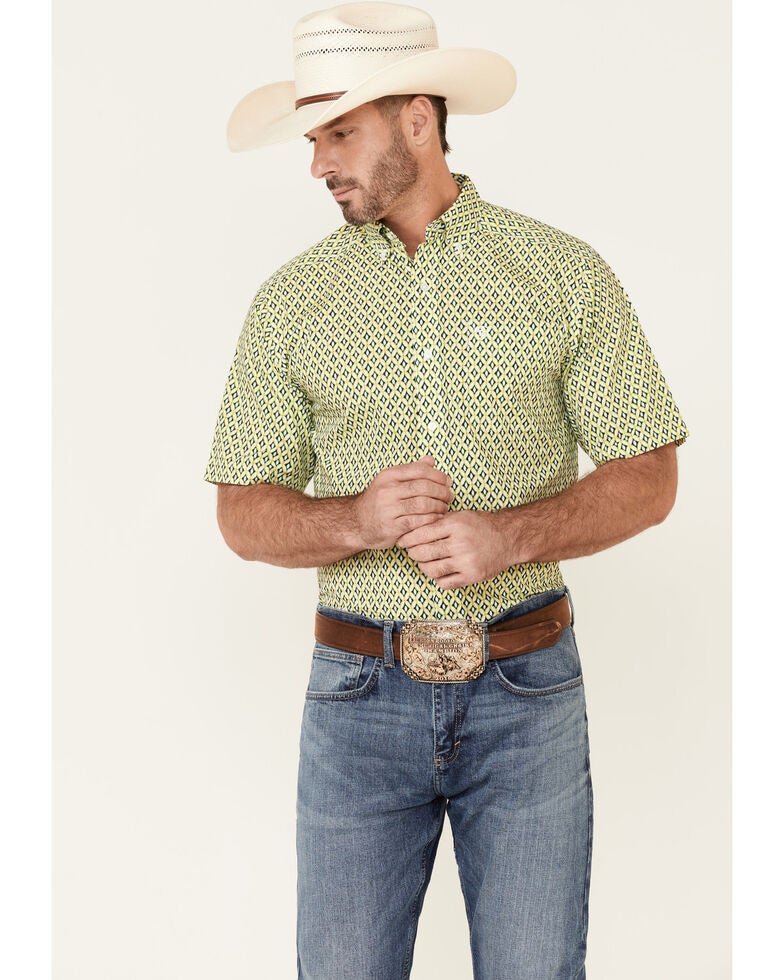 ariat short sleeve western shirts