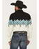 Image #4 - Panhandle Slim Men's Southwestern Border Print Long Sleeve Pearl Snap Western Shirt, Natural, hi-res