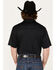 Image #4 - RANK 45® Men's Primetime Chest Stripe Button Down Polo Shirt , Black, hi-res