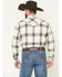 Image #4 - Cody James Men's Ruddiman Plaid Print Long Sleeve Snap Western Shirt - Big, Cream, hi-res