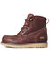 Image #2 - Ariat Men's Rusted Copper Rebar Wedge 6" H20 Moc Work Boot - Round Toe, Brown, hi-res