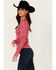 Image #2 - Free People Women's Sequins Gold Rush Long Sleeve Top , Hot Pink, hi-res