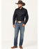 Image #1 - Rock 47 by Wrangler Men's Fool Hearted Dark Wash Slim Straight Stretch Jeans, Dark Wash, hi-res