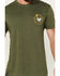 Image #3 - Howitzer Men's 76 Spray Short Sleeve T-Shirt, Green, hi-res