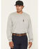 Image #2 - Benchmark FR Men's FR Houston Refining Long Sleeve Graphic Work T-Shirt, Light Grey, hi-res