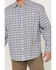 Image #3 - Resistol Men's Starke Small Plaid Long Sleeve Button Down Western Shirt, White, hi-res
