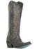 Image #1 - Lane Women's Off The Record Tall Western Boots - Snip Toe, Black, hi-res