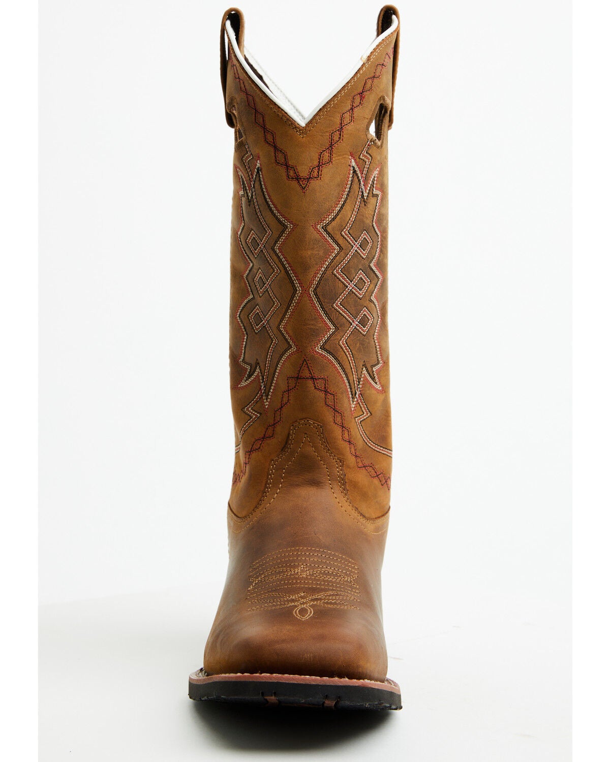 Image #4 - Laredo Men's Highway Man Performance Western Boots - Broad Square Toe, Tan, hi-res