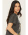 Image #2 - Blended Women's Honky Tony Shimmer Tee, Black, hi-res