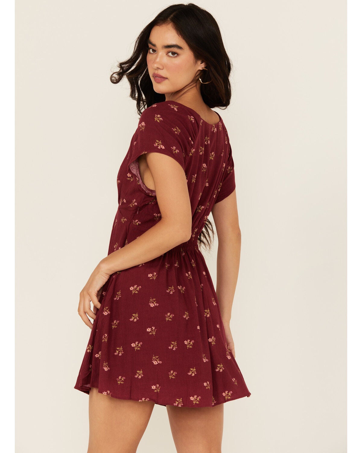 free people pippa short sleeve mini dress Polka Dot Dress Free People Pippa Mini Dress Free People Pippa Short Sleeve  Polka Dot Mini
