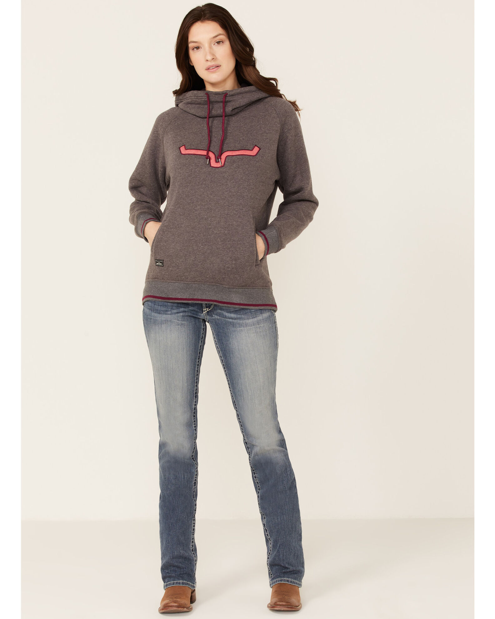 Kimes Ranch Women s Two Scoops Logo Hoodie Sweatshirt Sheplers