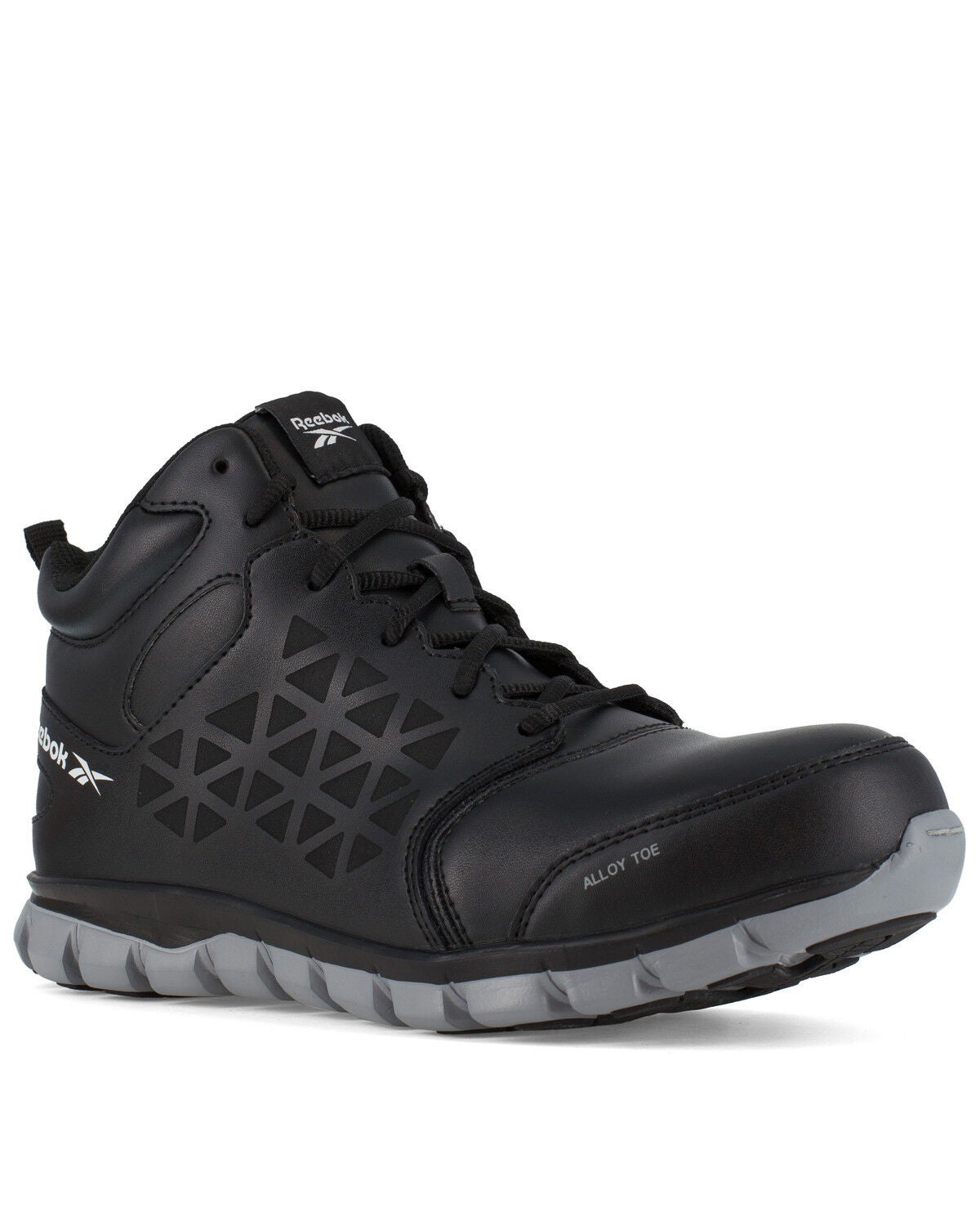 Reebok Women's Sublite Work Shoes - Alloy Toe, Black, hi-res