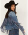Image #3 - Idyllwind Women's Magnolia Embossed Trucker Jacket, Medium Wash, hi-res