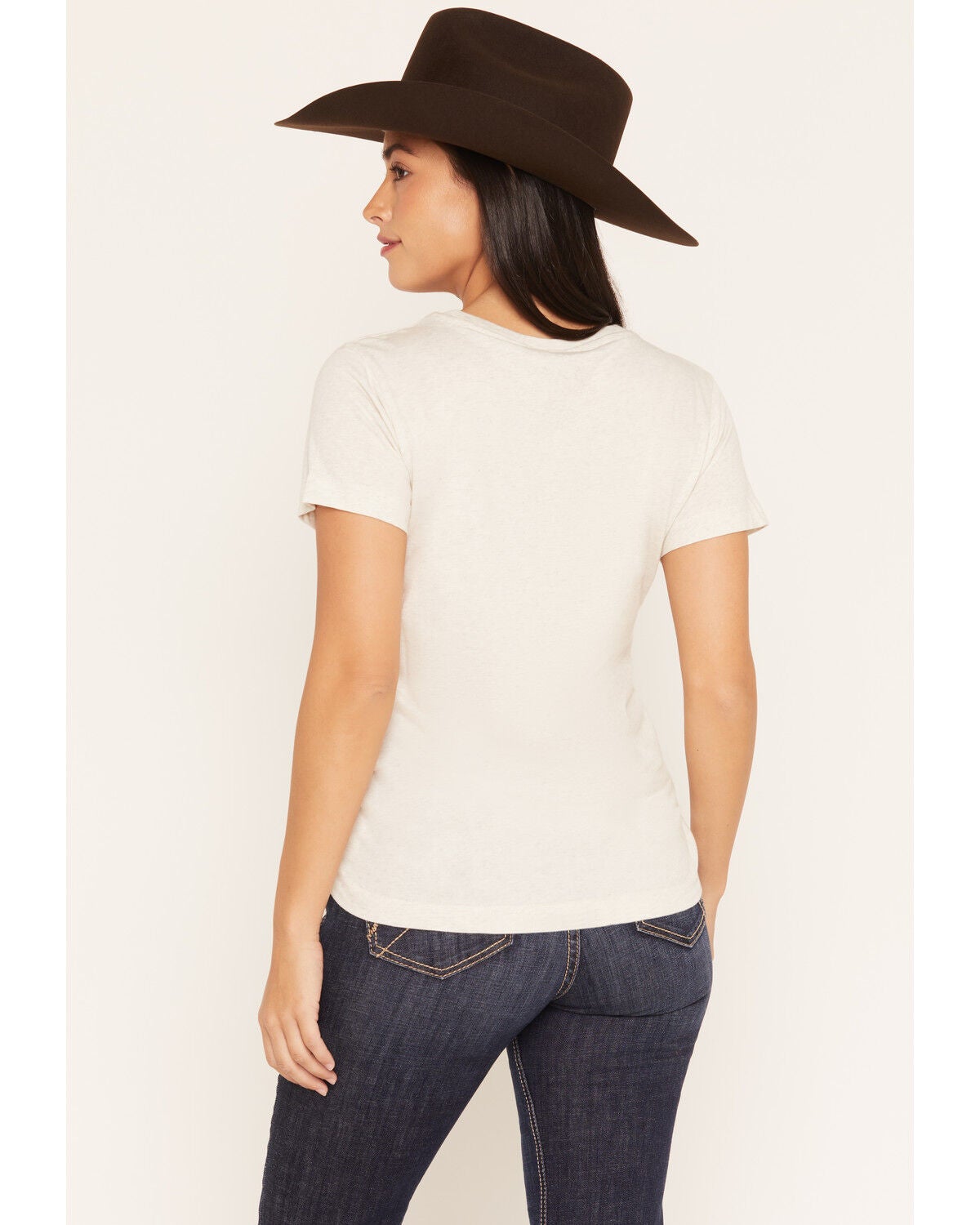 Image #4 - Ariat Women's Classic Rodeo Short Sleeve Graphic Tee, Natural, hi-res
