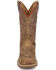 Image #4 - Justin Women's Little Sugar Performance Western Boots - Broad Square Toe, Brown, hi-res