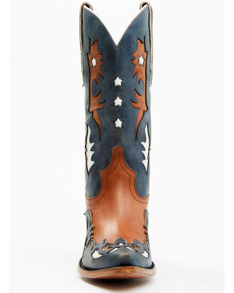 Image #4 - Idyllwind Women's Sway Western Boots - Snip Toe, Blue, hi-res