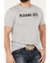 Image #3 - RANK 45® Men's Logo Short Sleeve Graphic T-Shirt, Grey, hi-res