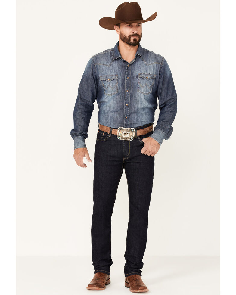 Levi's Men's 514 Cleaner Dark Wash Stretch Regular Straight Leg Jeans , Blue, hi-res