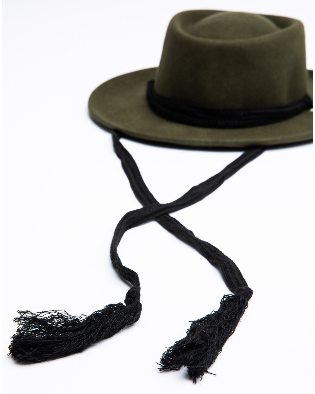 Moss Green Wool-Felt Gambler Hat | Sheplers