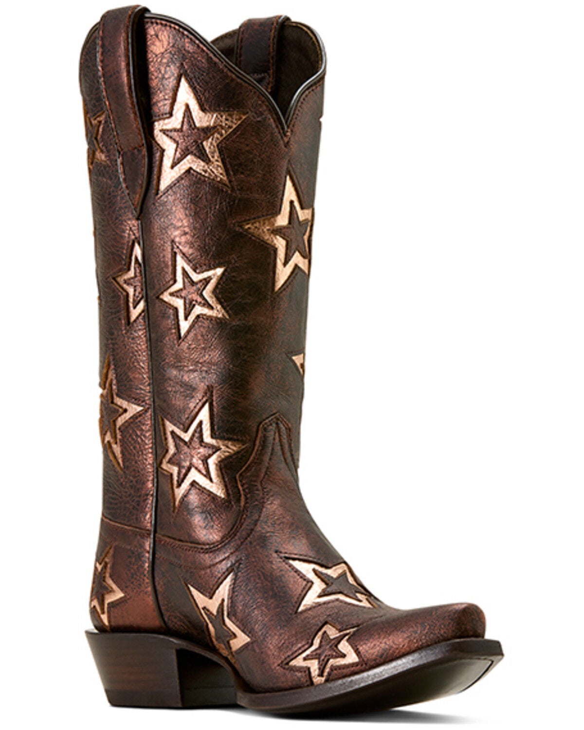 Ariat Women's Hazen Western Boots - Snip Toe, Bronze, hi-res