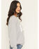 Image #2 - Blended Women's USA Flag Crewneck Sweater, Grey, hi-res