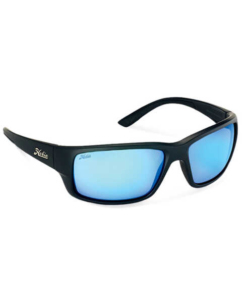 Hobie Men's Snook Satin Black & Gray Polarized Sunglasses , Black, hi-res