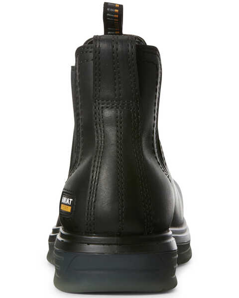 Image #3 - Ariat Men's Turbo Chelsea Waterproof Work Boots - Carbon Toe, Black, hi-res