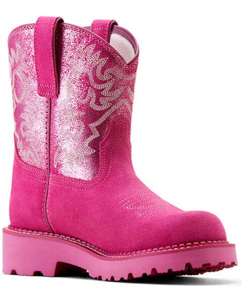 Image #1 - Ariat Women's Fatbaby Western Boots - Round Toe , Pink, hi-res