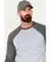 Image #2 - Cody James FR Men's Long Sleeve Baseball Work T-Shirt, Bright Blue, hi-res