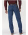 Wrangler Men's Medium Wash High Rise Original Cowboy Bootcut Jeans - Tall, Blue, hi-res
