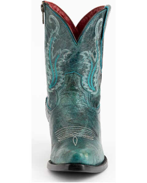 Image #3 - Ferrini Women's Molly Western Boots - Snip Toe , Teal, hi-res