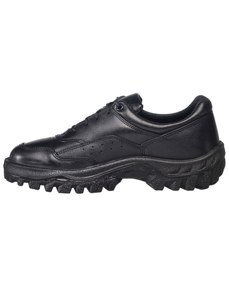 Rocky Women's TMC Duty Oxford Shoes - USPS Approved, Black, hi-res