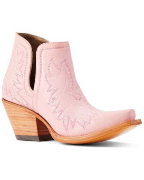 Ariat Women's Dixons Western Booties - Snip Toe, Pink, hi-res
