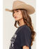 Image #2 - Shyanne Women's Western Roots Short Sleeve Graphic Tee, Navy, hi-res