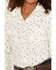 Image #3 - Shyanne Girls' Cactus Print Long Sleeve Western Button-Down Shirt, Ivory, hi-res