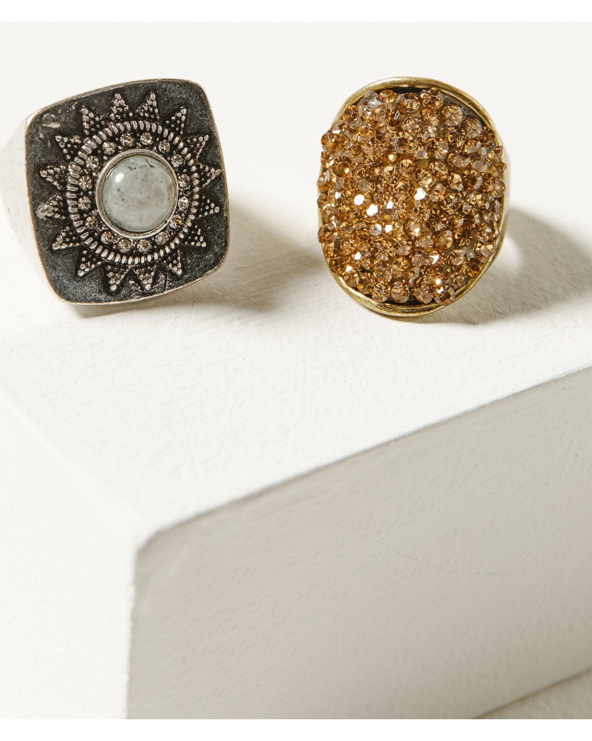 Image #3 - Shyanne Women's Sierra Winter Clustered Stone Ring Set - 5 Piece, Multi, hi-res