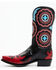 Image #3 - Dan Post Men's Cherokee Bill Western Boots - Snip Toe, Black, hi-res