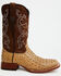 Image #2 - Tanner Mark Men's Ridgeback Caiman Print Western Boots - Broad Square Toe, Oryx, hi-res