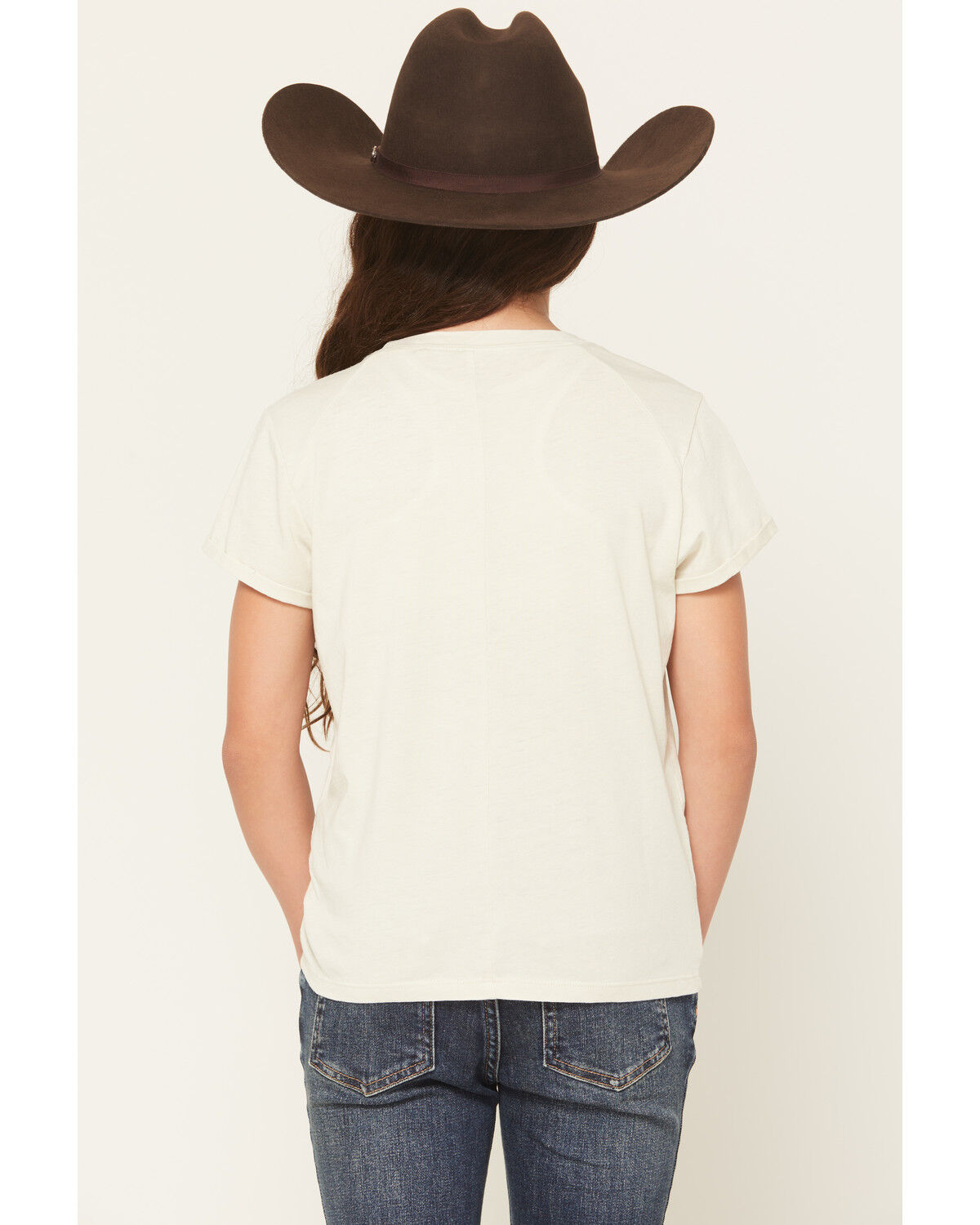 Image #4 - Buttercup Girls' Let's Go Girls Short Sleeve Graphic Tee, Off White, hi-res