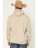 Image #4 - Wrangler Men's Logo Graphic Hooded Sweatshirt, Tan, hi-res