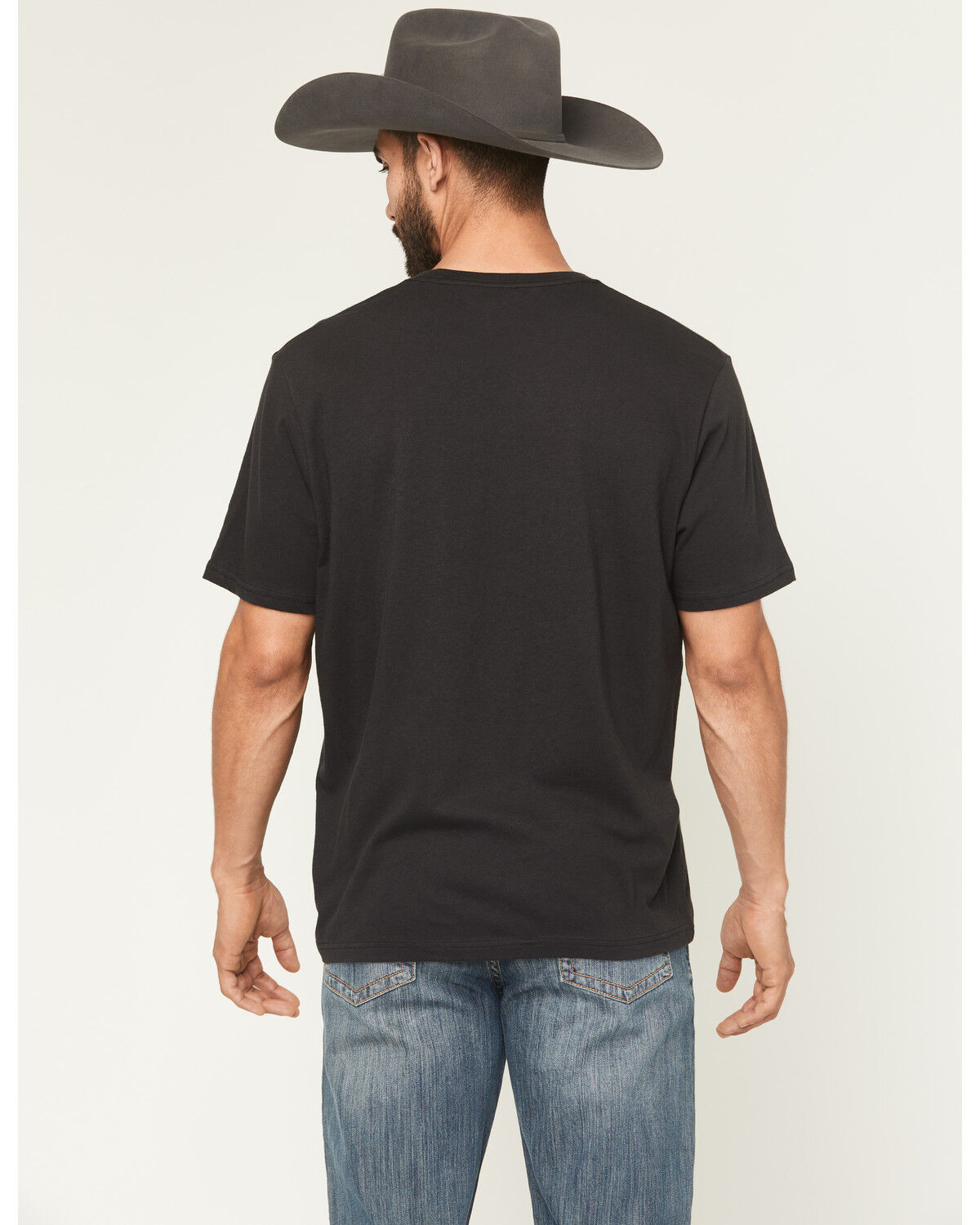 Image #4 - Wrangler Men's Viva Los Vaqueros Short Sleeve Graphic T-Shirt, Black, hi-res