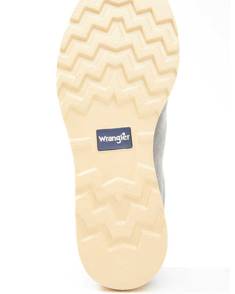Image #7 - Wrangler Footwear Men's Casual Wedge Shoes - Moc Toe, Dark Grey, hi-res