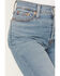 Image #2 - Levi's Women's Night Shift Light Wash High Rise Wedgie Straight Stretch Denim Jeans, Light Wash, hi-res