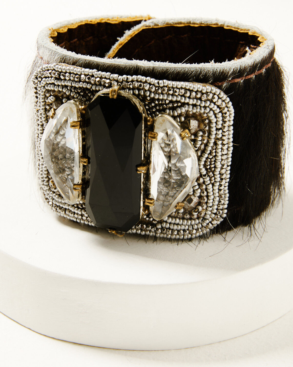 Image #2 - Erin Knight Designs Women's Cowhide And Leather Cuff Bracelet, Multi, hi-res