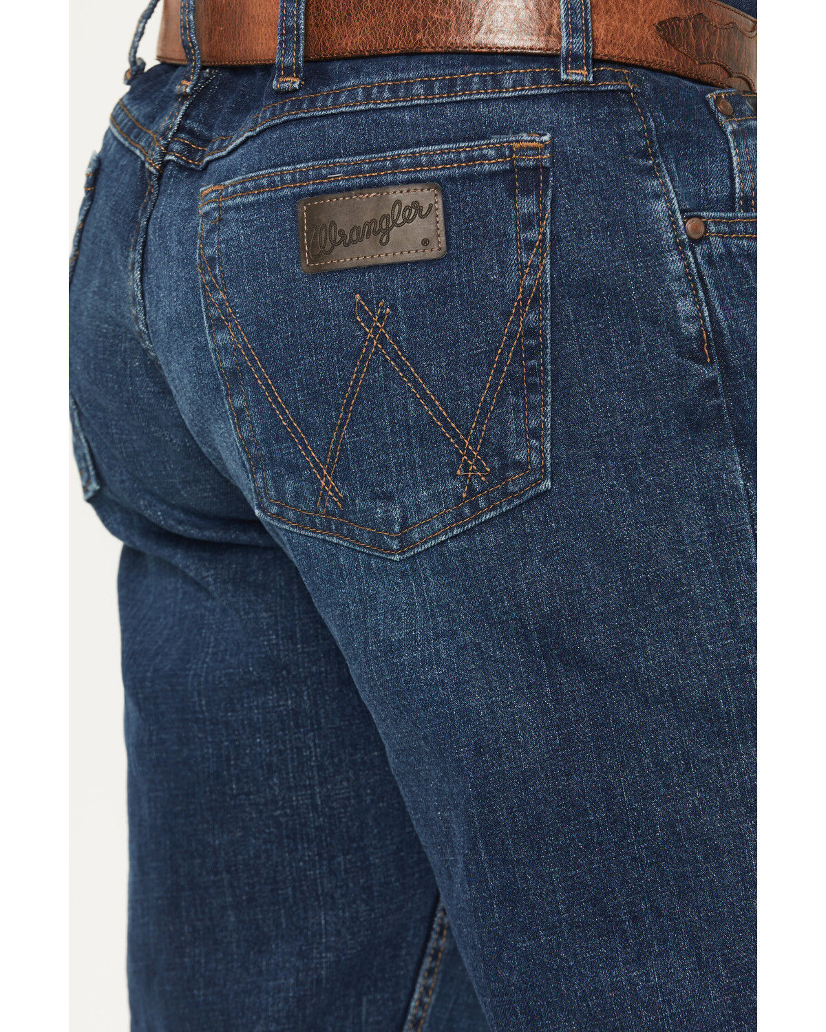 Image #4 - Wrangler X Cody Johnson Men's 02MWX Moonlight Dark Wash Slim Bootcut Stretch Denim Jeans - Tall, Dark Wash, hi-res