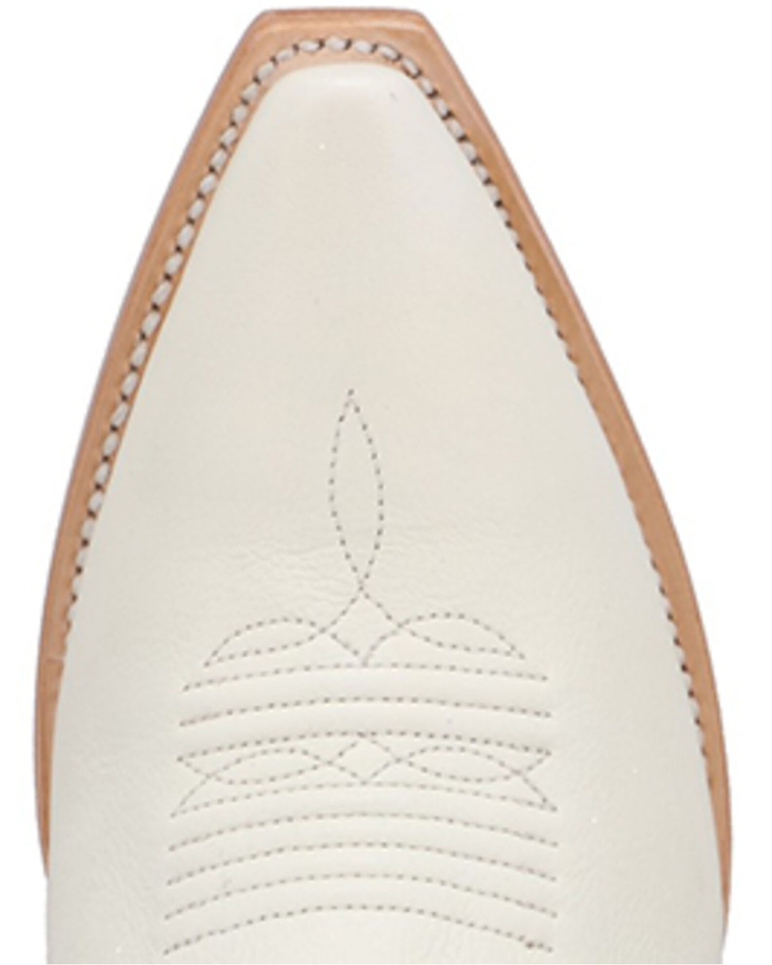 Image #6 - Black Star Women's Lillian Western Booties - Snip Toe, White, hi-res