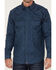 Image #3 - Cody James Men's FR Houndstooth Check Long Sleeve Snap Work Shirt, Medium Blue, hi-res